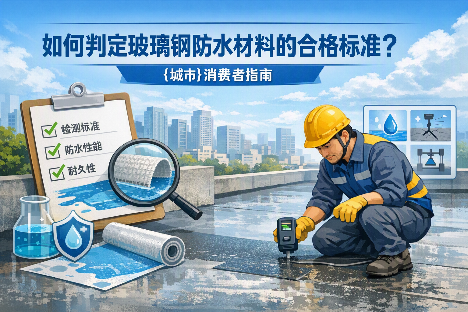 如何判定玻璃钢防水材料的合格标准？ 昆明 消费者指南