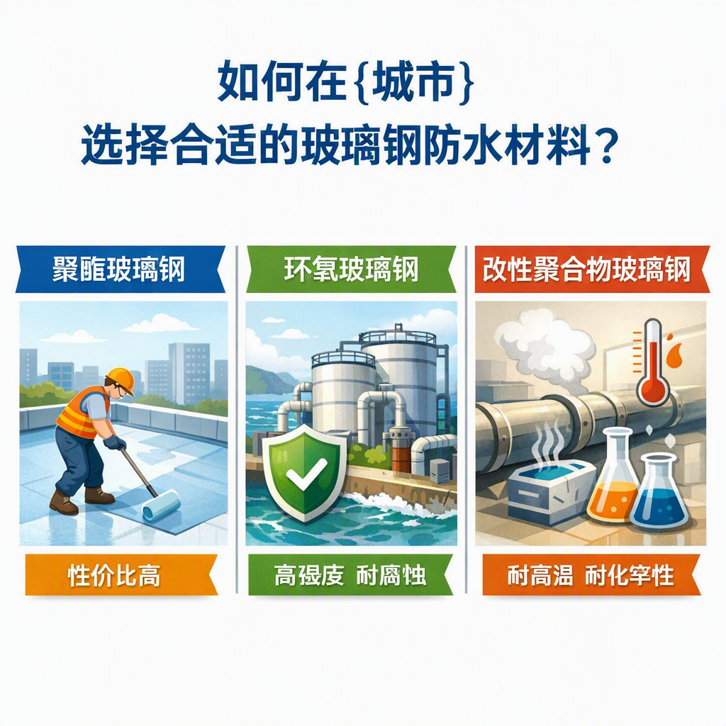 如何在昆明选择合适的玻璃钢防水材料?