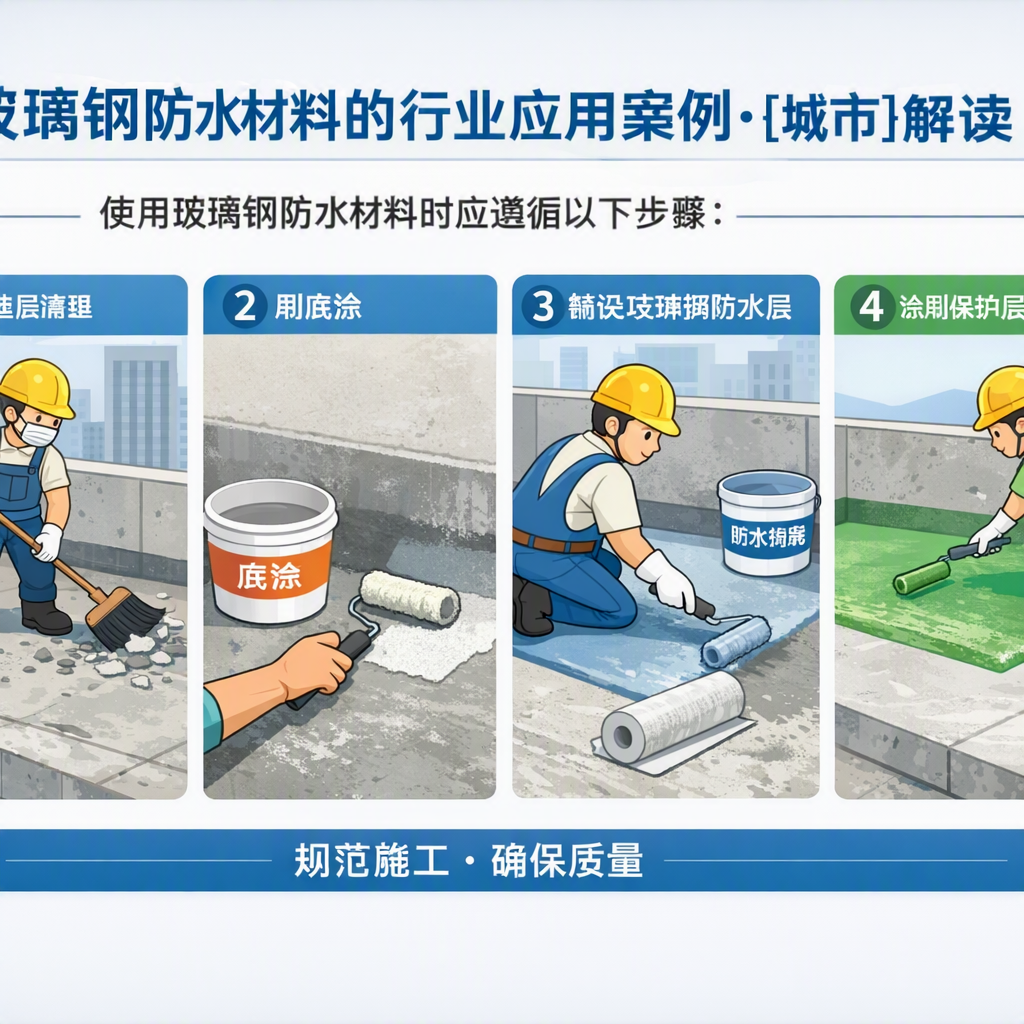玻璃钢防水材料的行业应用案例,昆明解读