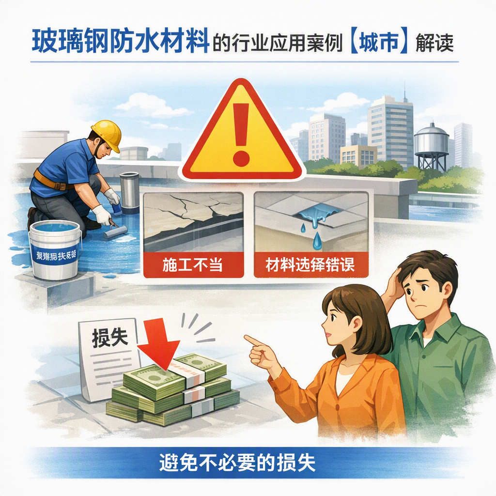 玻璃钢防水材料的行业应用案例,昆明解读
